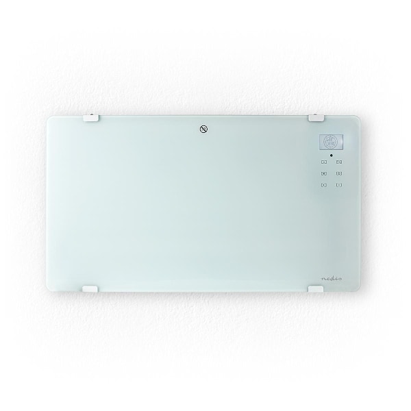 SmartLife Konvektiolämmitin | Wi-Fi | Sopii kylpyhuoneeseen | Lasipaneeli | 2000 W | 2 Lämpöasetusta | LED | 15 - 35 °C | Säädettävä termostaatti | Va