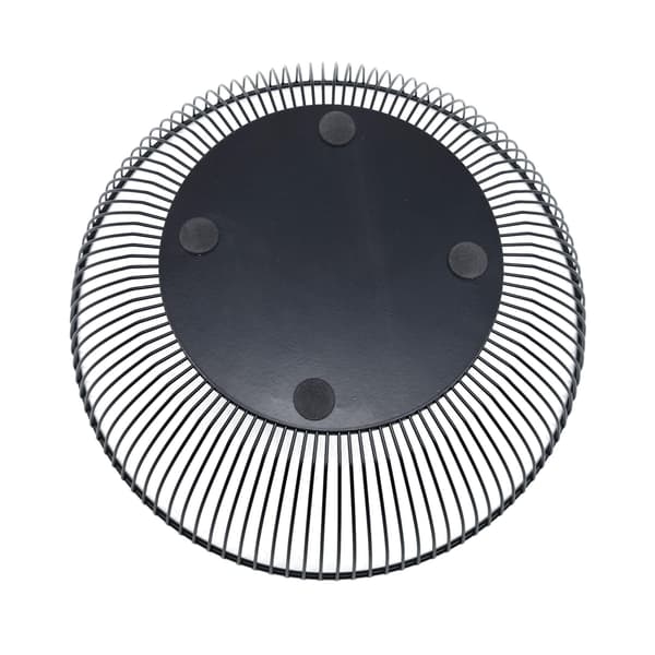 Metalfrugtskål, stort gitterdesign, åben net