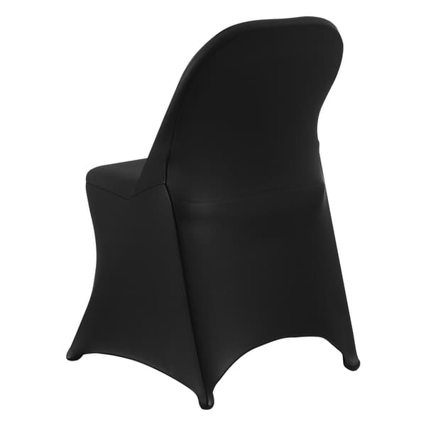 150-pak sorte strækstolebetræk, polyester spandex