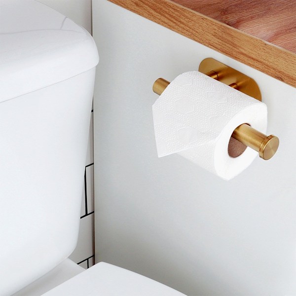 Wc-paperiteline teräksestä kultaa
