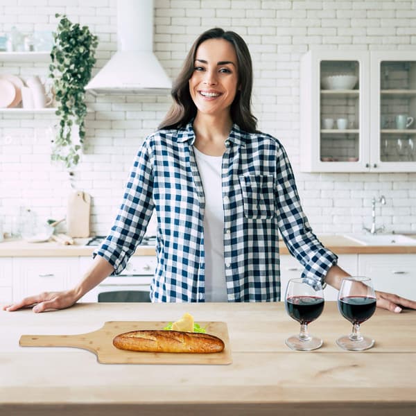 Bambusta valmistetut pizzaliukulevyt - 2 kpl sarja