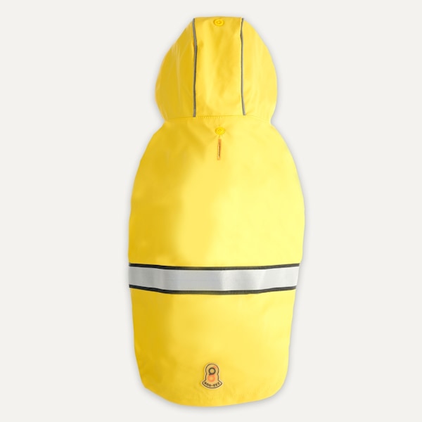 Gooeez Reflekterande Hooded Raincoat XS Gul/Grå