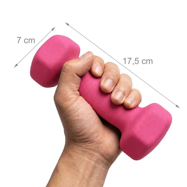 Støbejernshåndvægte med ergonomisk greb