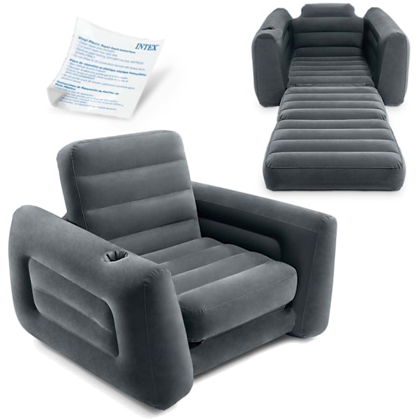 INTEX 66551 enkel uppblåsbar stol