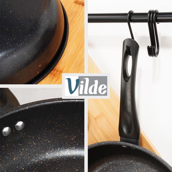 Deep Granit Stegepande, 28 cm, 3 L Kapacitet