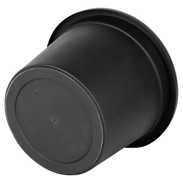 Havekrukke i plast sort rund 39 cm