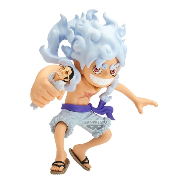 One Piece Monkey D. Luffy vs Borsalino Mega World samlarfigur 13 cm