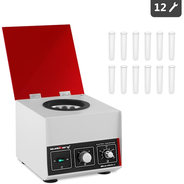 Professionel laboratoriecentrifuge til plasma op til 12 prøver 20ml 180W SBS-LZ-4000/20-12