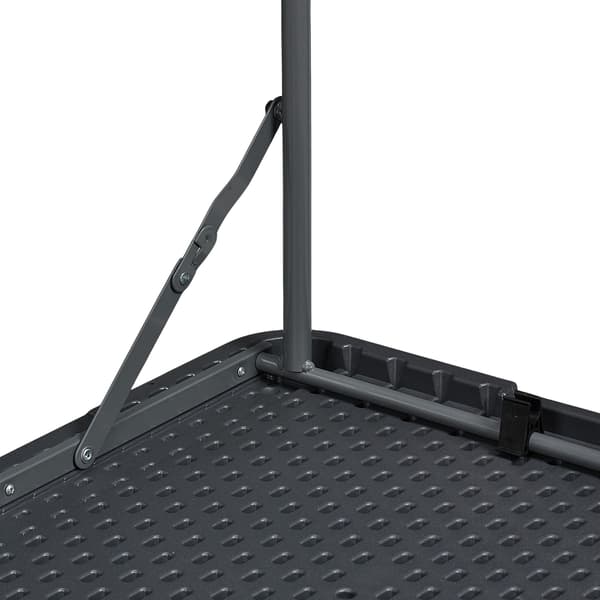 Hopfällbart trädgårdsbord, höjdjusterbart