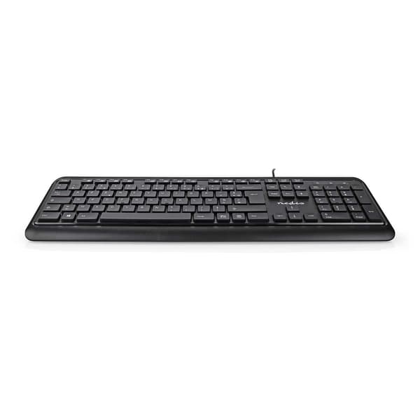 Wired Keyboard | USB-A | Multimedia | AZERTY | FR layout | Numerisk tastatur