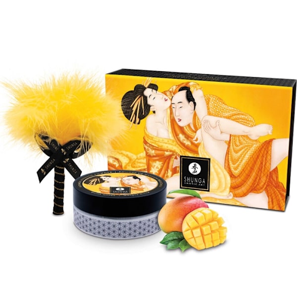 Shunga - Spiselige Massage Powder Kit Mango