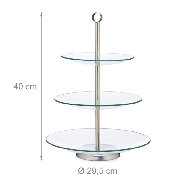 Rund Etagere 3-delt