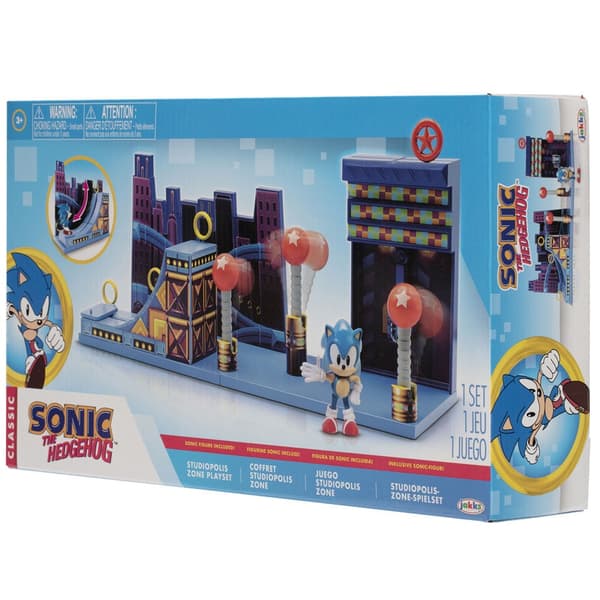 Sonic The Hedgehog Studiopolis Zone -leikkisetti 6 cm