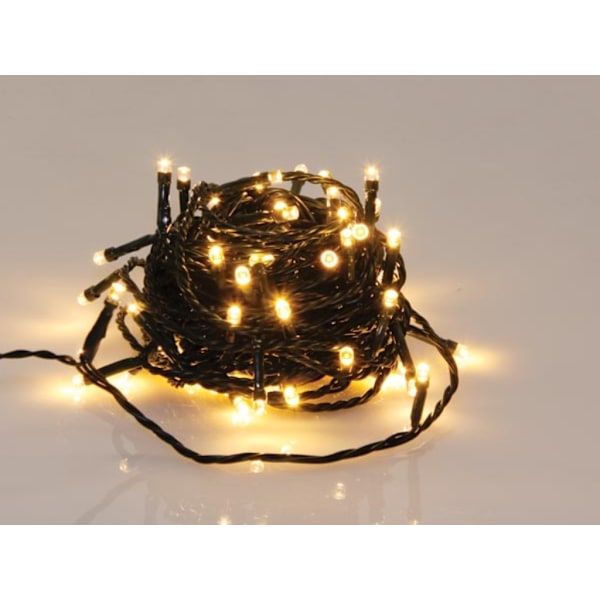 Maxilight Led - 8 M - 120 Varmhvide Lamper - Grøn Ledning