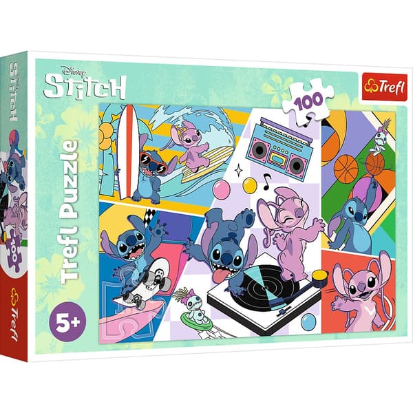 Trefl Stitch Puzzle, 100 kpl