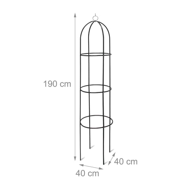 Spaljé i metall 190 cm