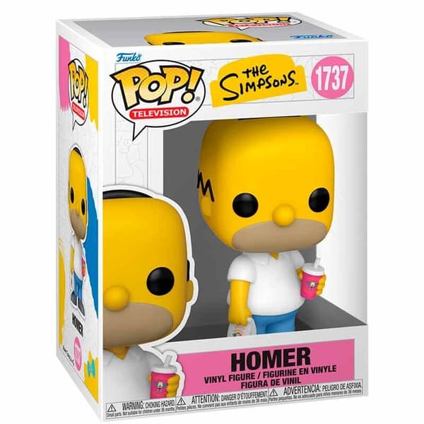 Homer Simpson popfigur – samlerobjekt vinyllegetøj, 4-tommer
