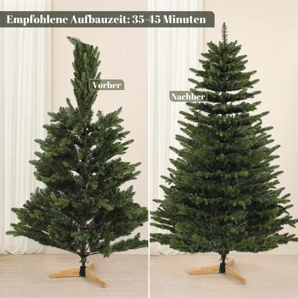 Kunstigt juletræ 180 cm, Fraser Gran med træfod