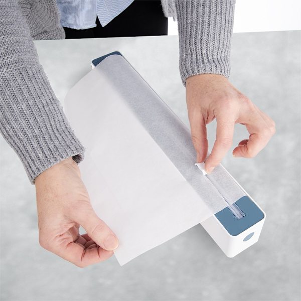 Grå foliedispenser