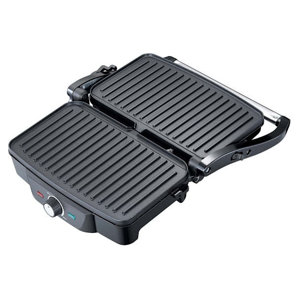 Panini / Bordgrill 1600W Sort / Rustfrit stål tophus