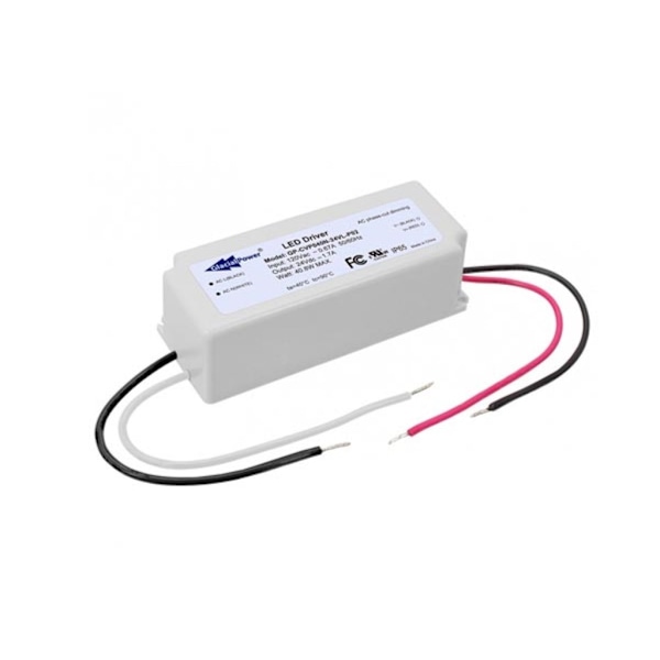 Konstant spänning LED-strömförsörjning - 40 W 12 V 3,4 A med Triac-dimmer