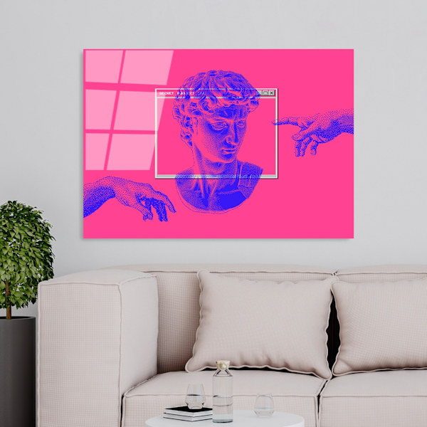 Dekorativt hærdet glasmaleri UV-766 70 x 100