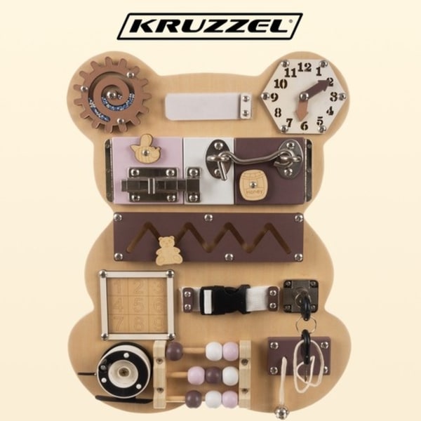 Manipulationsbräda - Kruzzel 22584 nallebjörn