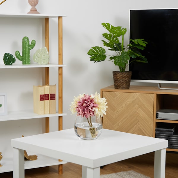 Blomstervase i glas