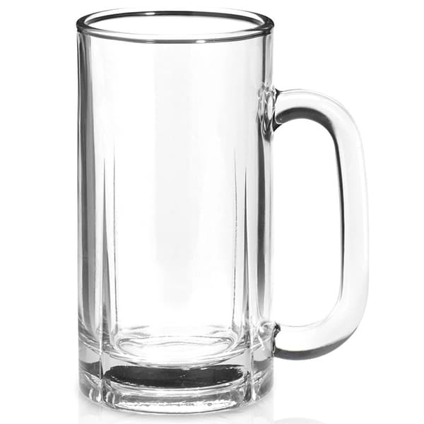 Ölmugg i glas, 500 ml – tjockt glas, diskmaskinssäker