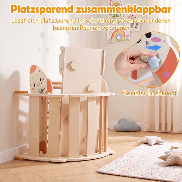 8-in-1 rakettiteemaista taittuvaa kiipeilylelua taaperoille