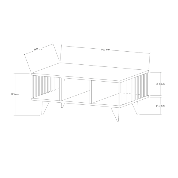 Soffbord Bert - Vit