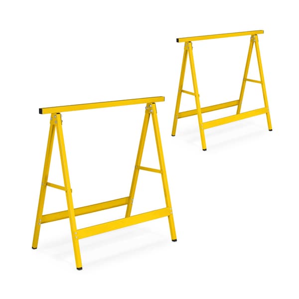 Arbejdsstandere, 2 stk, gul