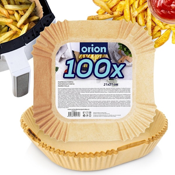 Air Fryer rasvaton paperisisäke 21x21 cm 100 kpl.
