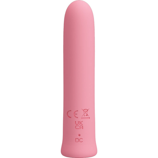 Pretty Love - Curtis Mini Super Power Vibrator 12 vaaleanpunaista silikonivärähtelyä