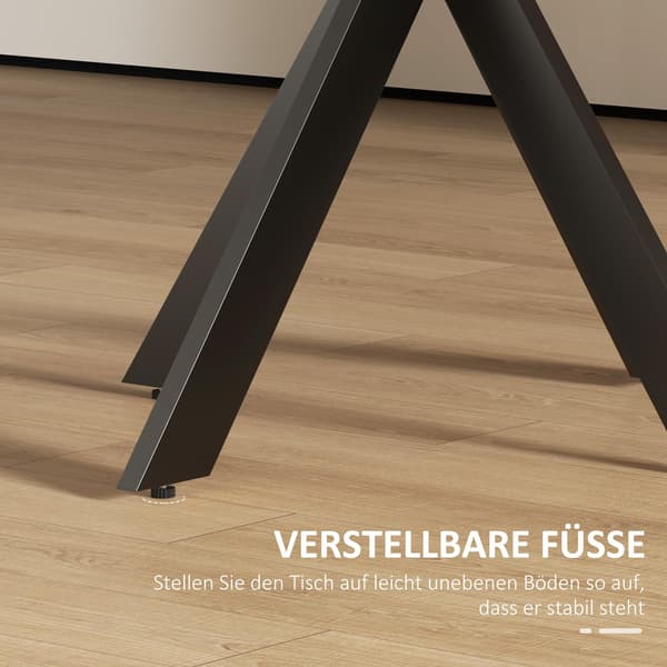 Rundt spisebord, 75 cm, plads til 2-4, brun MDF