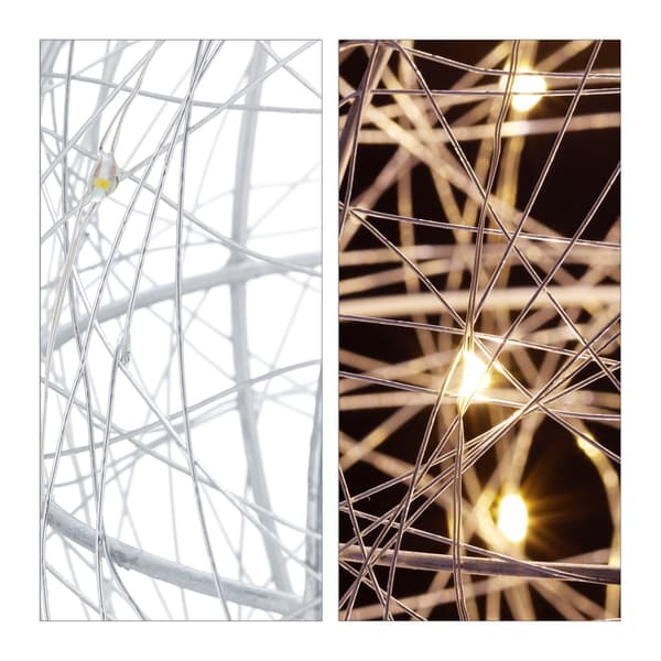 LED hængelys dekoration, 25cm – efterår & jul