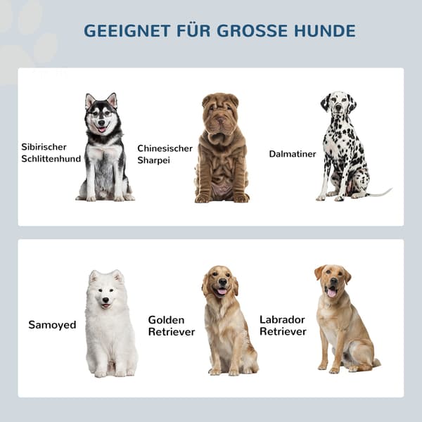 Forhøjet hundefoderstation med opbevaring, rustfri skåle