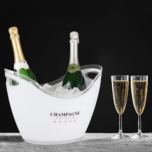 Champagnekylare 6 liter i vitt