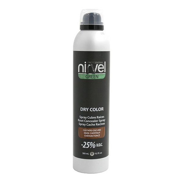 Cover Up Spray til gråt hår Green Dry Color Nirvel 8435054666384