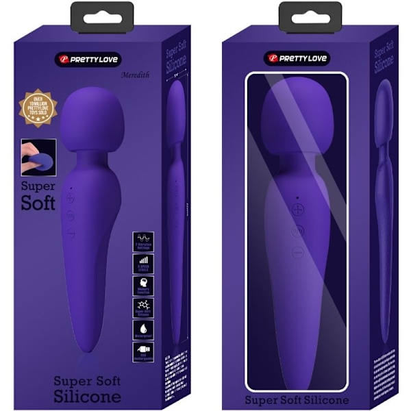 Pretty Love - Meredith Massager 12 Vibrationslägen Lila