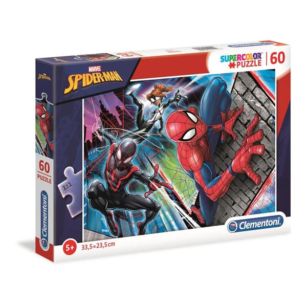 60 stk Puslespil Kids Spide