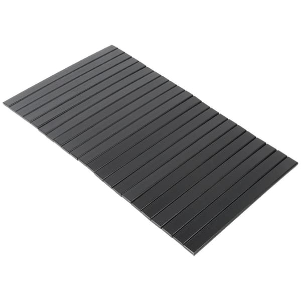 Bambu rulltablett, svart, 44x22 cm