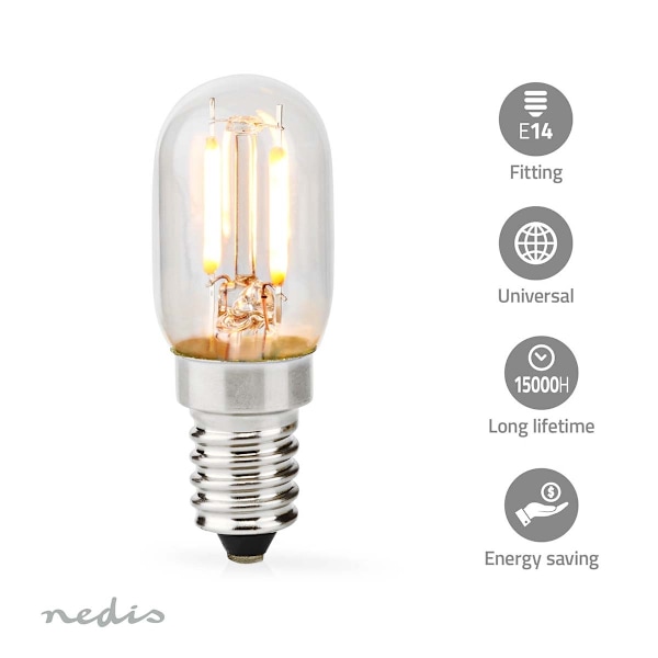 Pære til Emhætte | LED | E14 | 2 W | T25