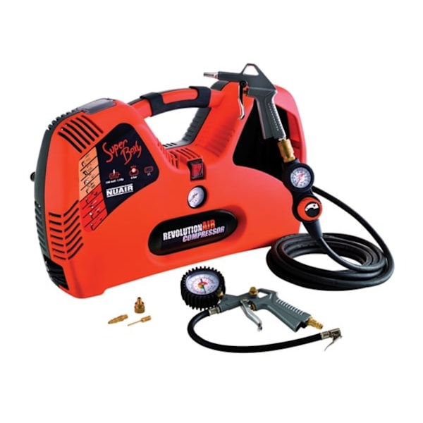 Kompressor - Oliefri - Super Boxy - 2 L / 1,5 Hk / 8 Bar