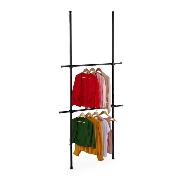 Teleskopisk garderobesystem, justerbart 165–300 cm
