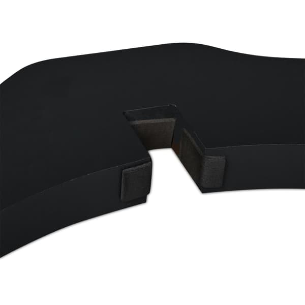 Svart säkerhetsgrind 70 cm