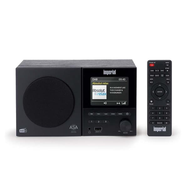 DAB+/FM-radio med Bluetooth, USB, väckarklocka