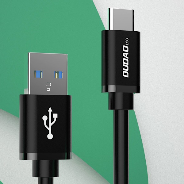 USB - USB Type C Super Fast Charge -kaapeli, 1 m, musta