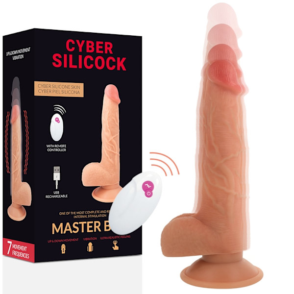 Cyber ​​Silicock - Fjernbetjening Realistic Master Ben 23,88 Cm -O- 4,3 Cm