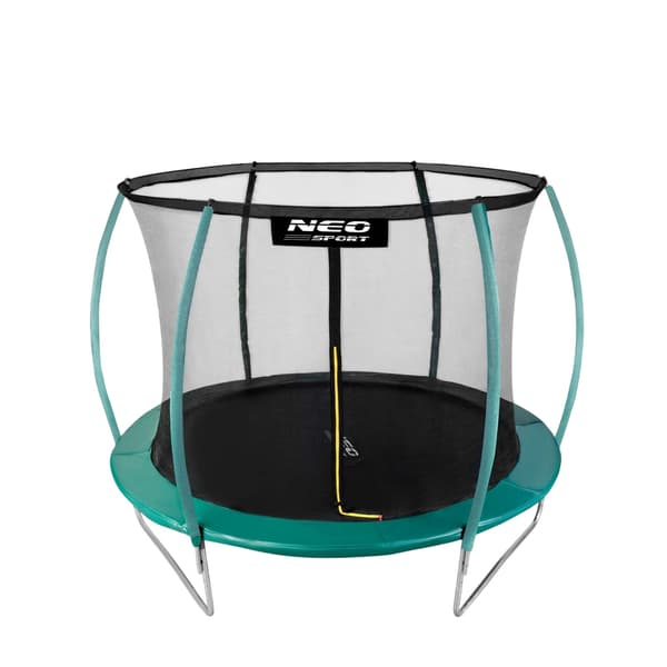 Profileret trampolin til haven 10ft/312cm med indvendigt sikkerhedsnet Neo-Sport